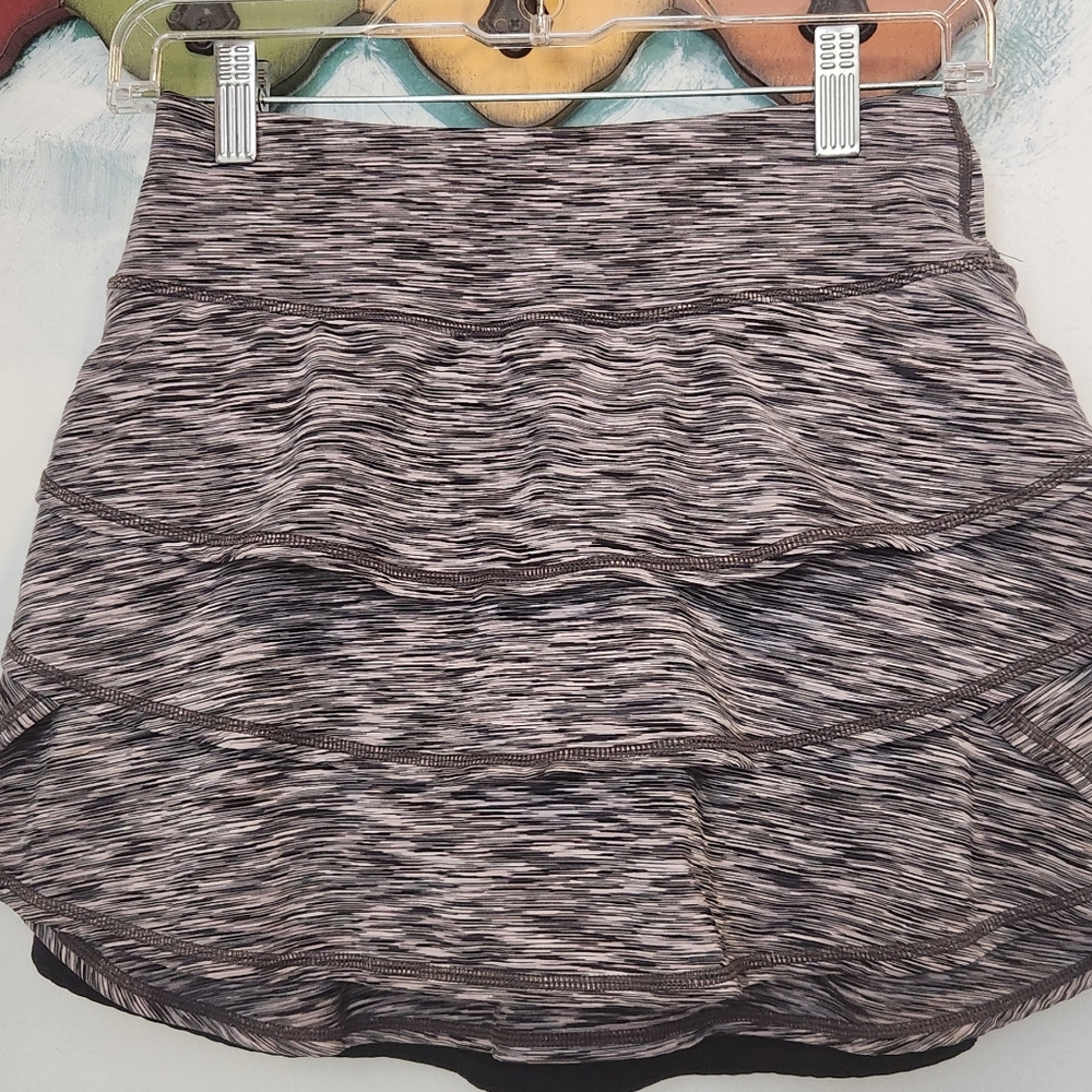 Ideology Pair Of Skorts XS Fits Small Black & Gray/Purple Color No Tags Not Used